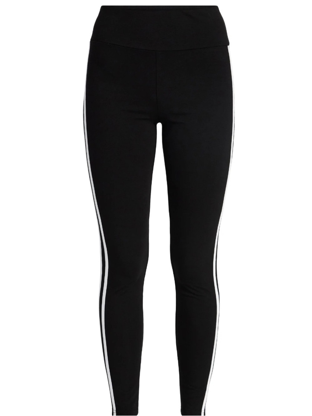 No Boundaries Women’s Ankle Leggings with Side Stripes